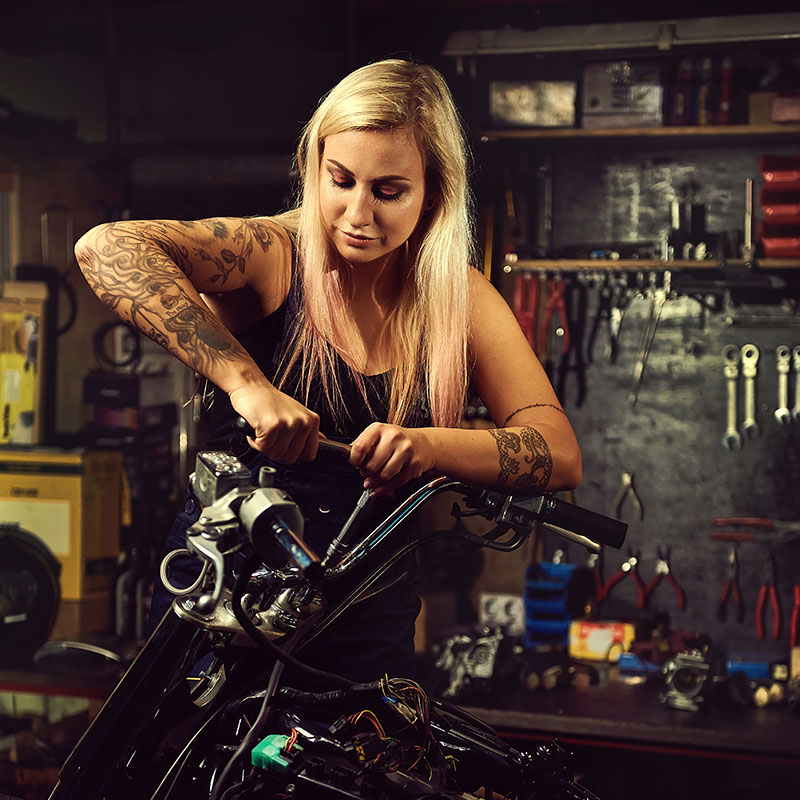 Biker Chick Houston