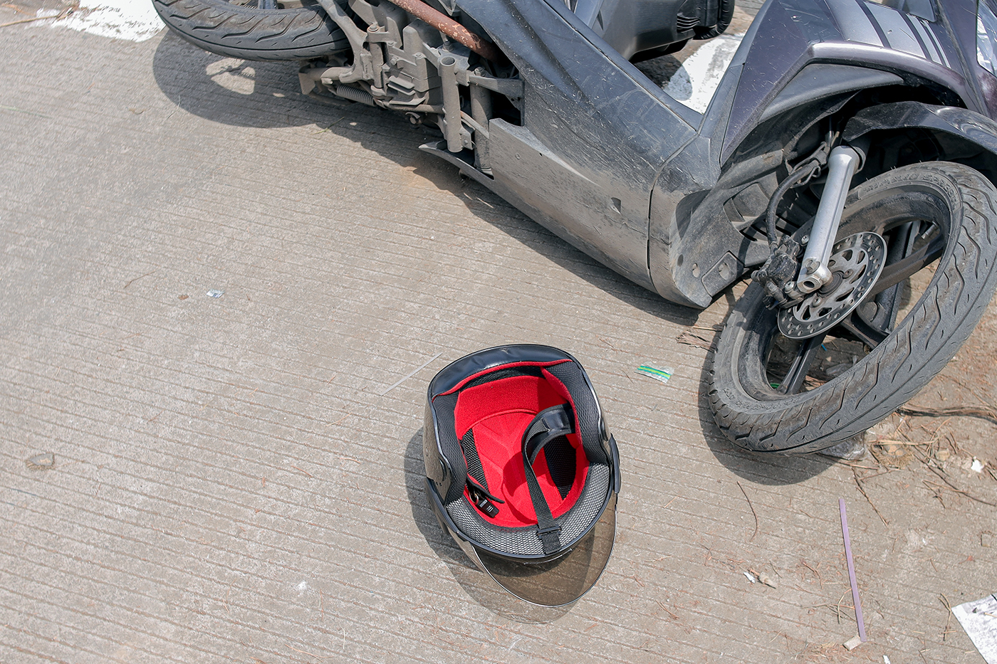 Motorcycle Wreck