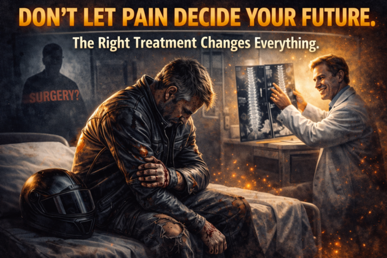 Motorcycle Accident Pain