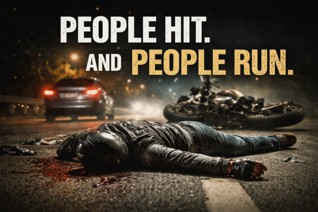 motorcycle hit and run