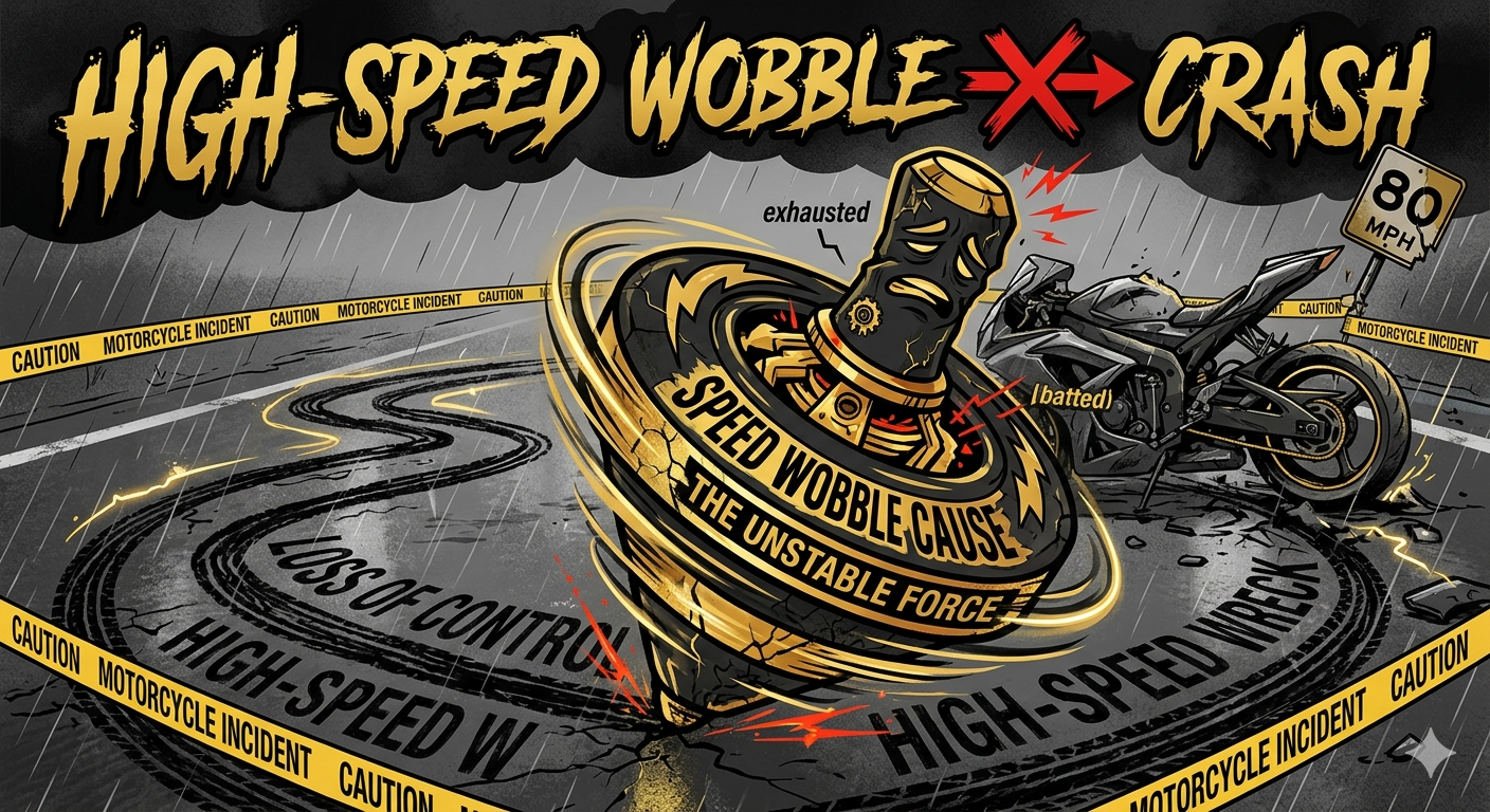 High Speed Wobble Crash
