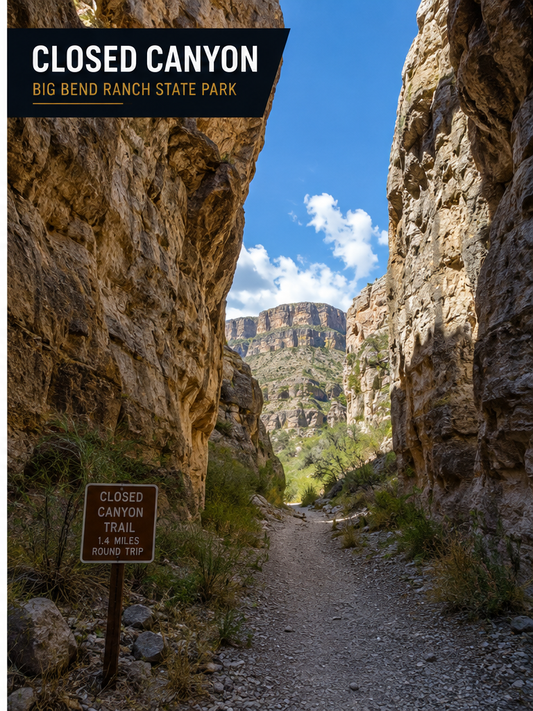 Closed Canyon along FM 170 near Big Bend Ranch State Park
